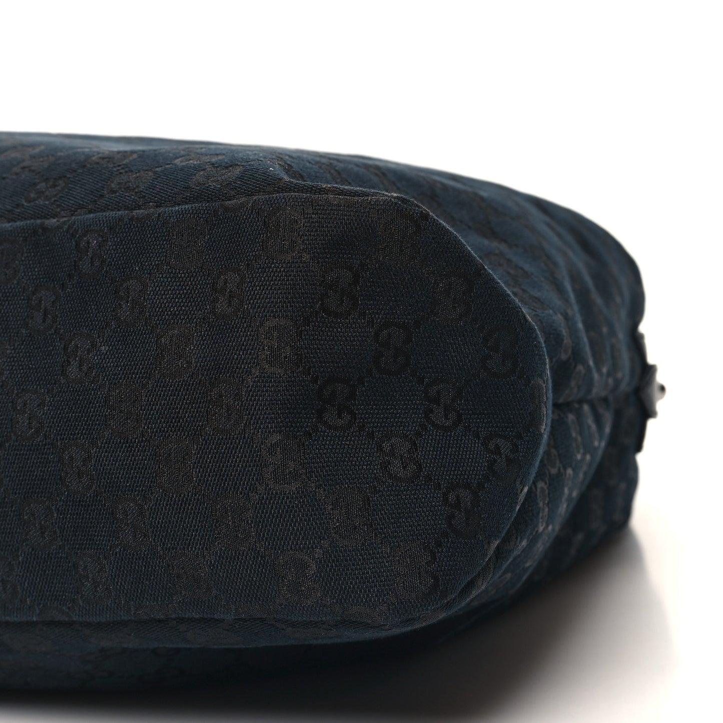 Monogram Large Horsebit Chain Hobo Black