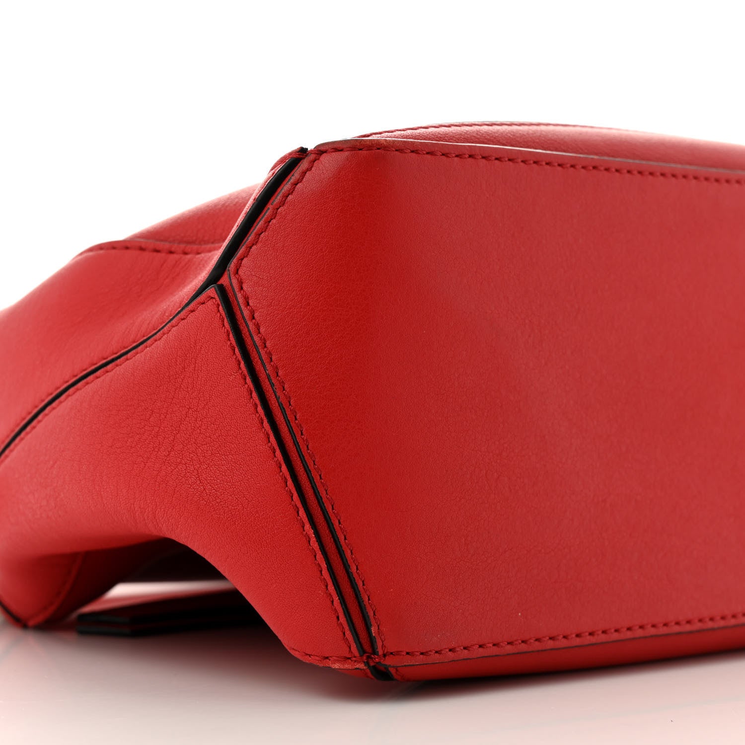 Loewe Calfskin Small Puzzle Bag Scarlet 1735890 – FASHIONPHILE