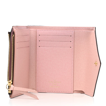 Louis Vuitton Damier Ebene Victorine Wallet Rose Ballerine 5 of 7