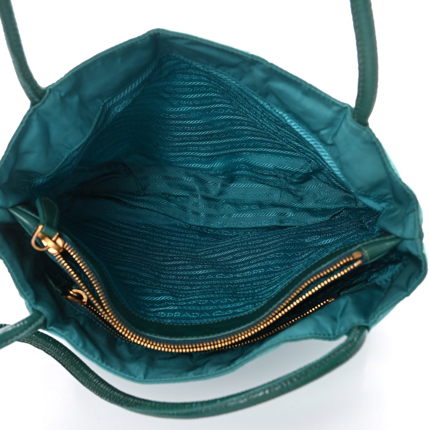 Tessuto Nylon Tote Turchese