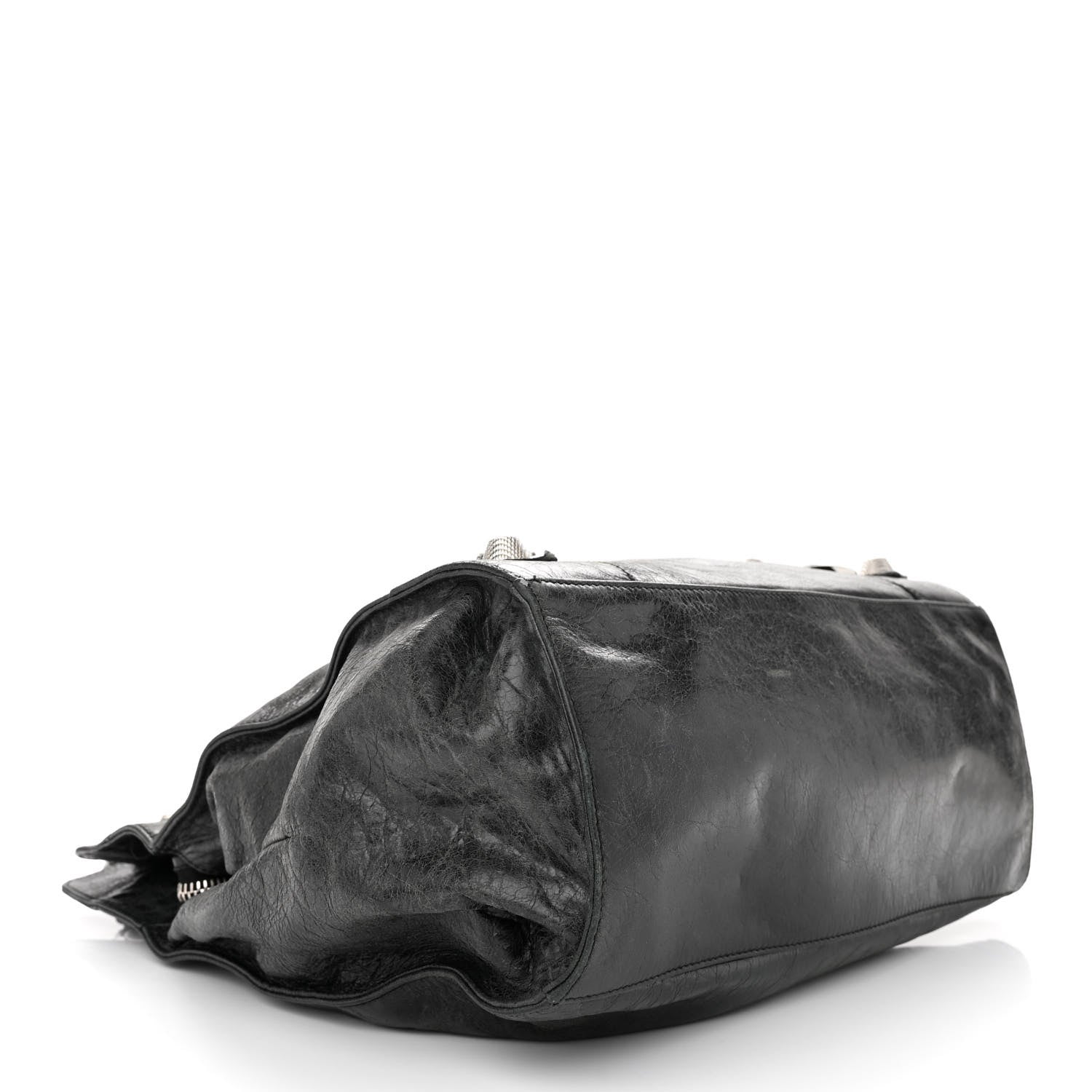 Balenciaga Agneau Giant 21 Silver Hardware Folder Black 7 of 40