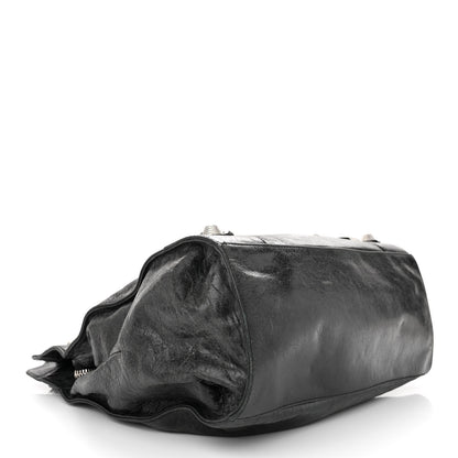 Balenciaga Agneau Giant 21 Silver Hardware Folder Black 7 of 40