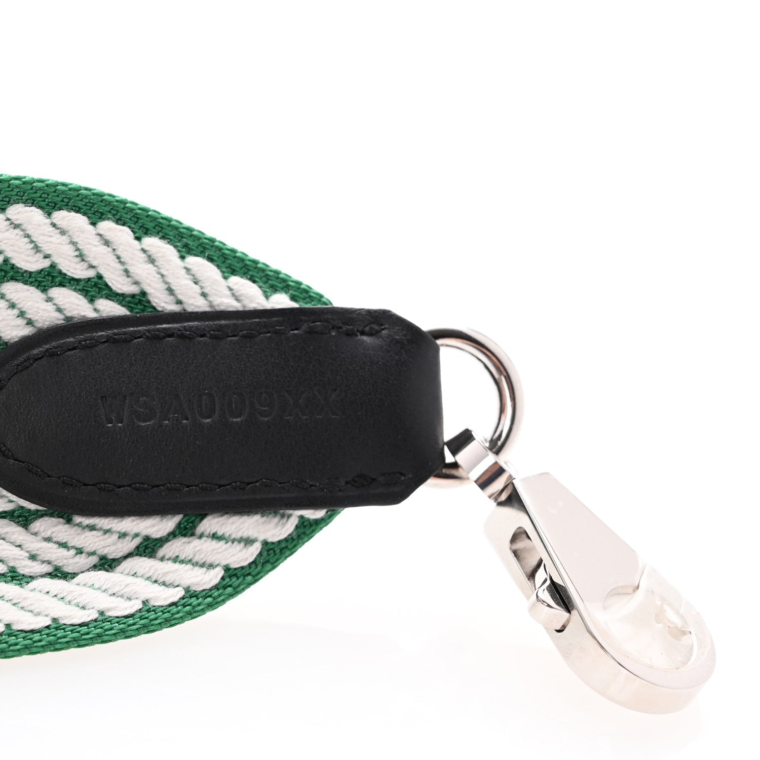 Hermes Toile Swift 50mm Sangle Cordage Shoulder Strap Vert Vertigo Black 5 of 6