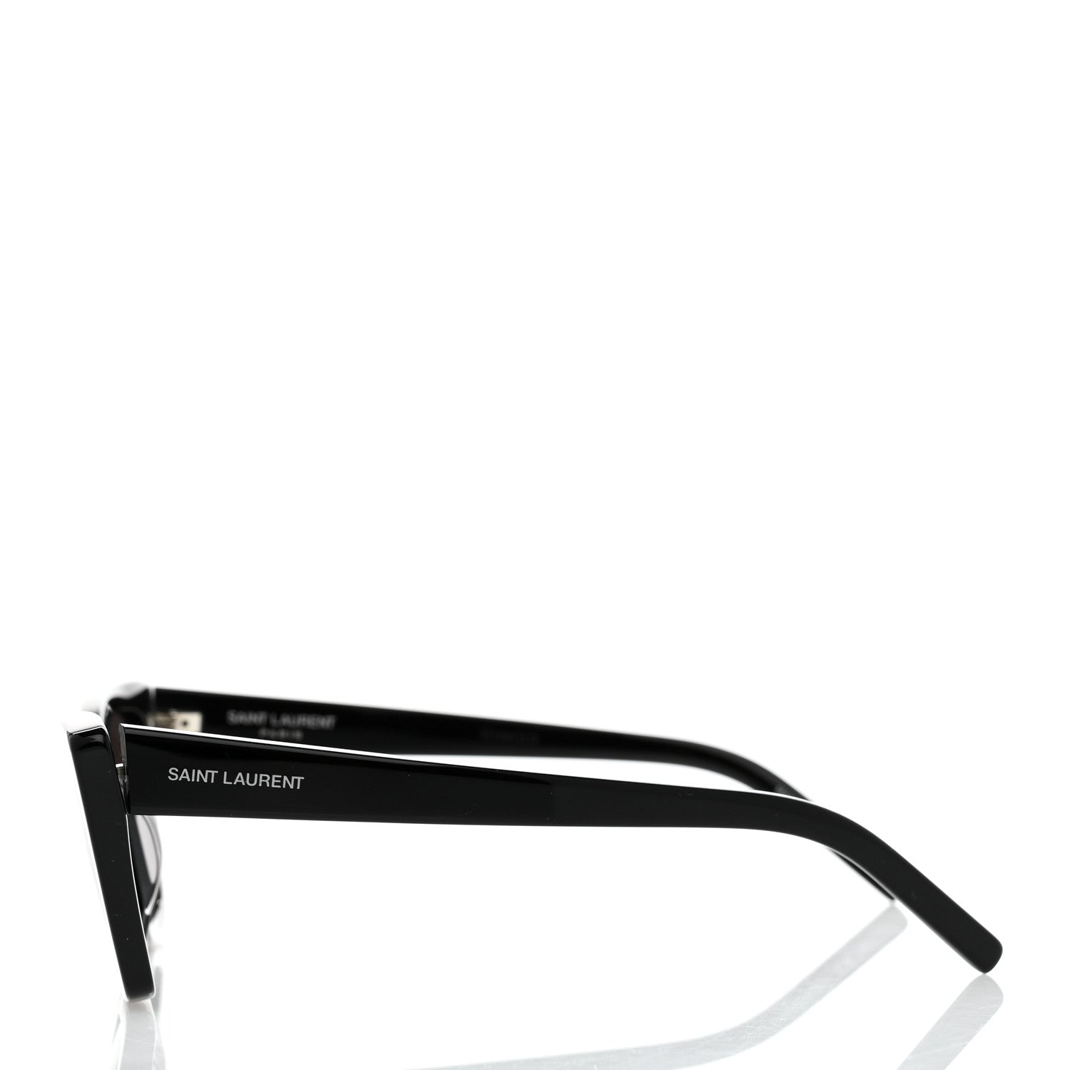 Saint Laurent Acetate Mica Cat Eye Sunglasses SL 276 Black 3 of 8