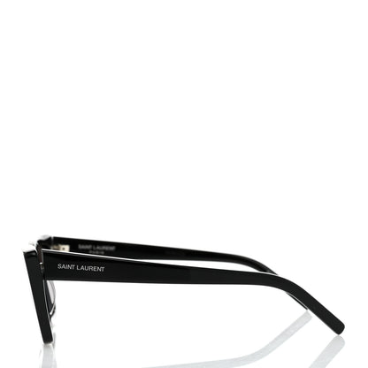 Saint Laurent Acetate Mica Cat Eye Sunglasses SL 276 Black 3 of 8