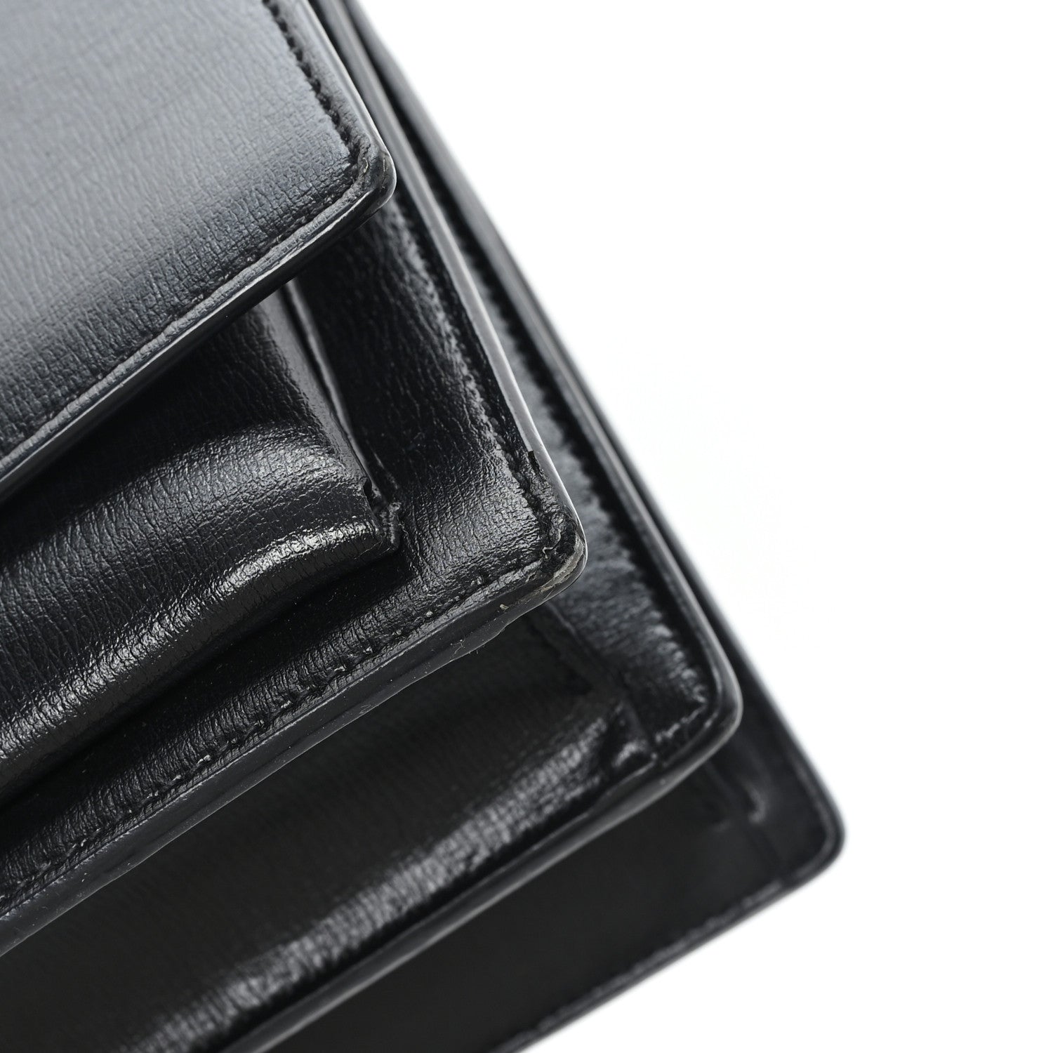 Saint Laurent Calfskin Medium Monogram Sunset Black 13 of 13