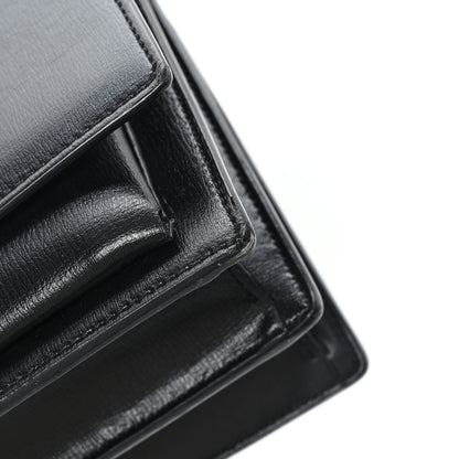 Saint Laurent Calfskin Medium Monogram Sunset Black 13 of 13