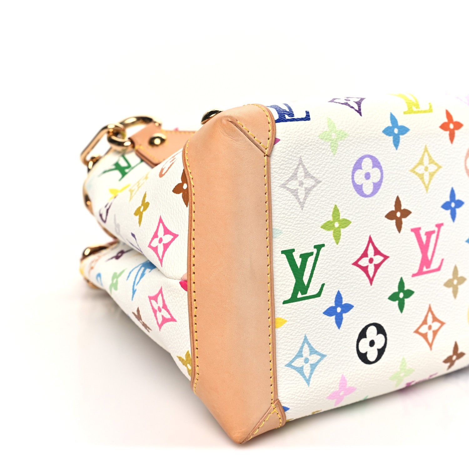 Louis Vuitton Monogram Multicolor Audra White 8 of 10