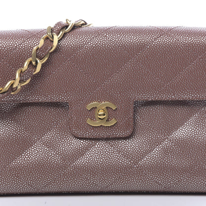 Chanel Metallic Caviar Quilted Medium Single Flap Brown 11 of 12