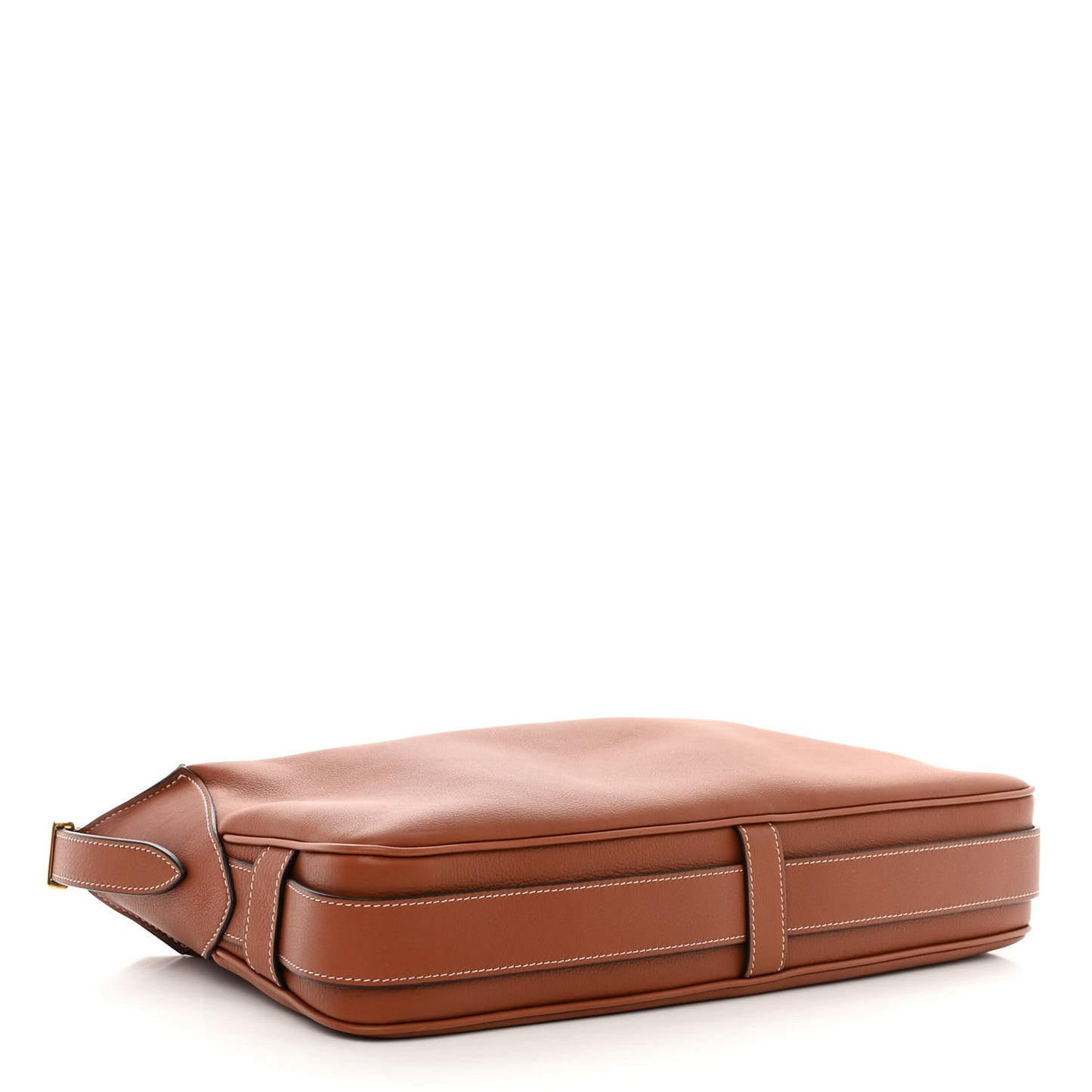 Supple Calfskin Medium Romy Shoulder Bag Tan