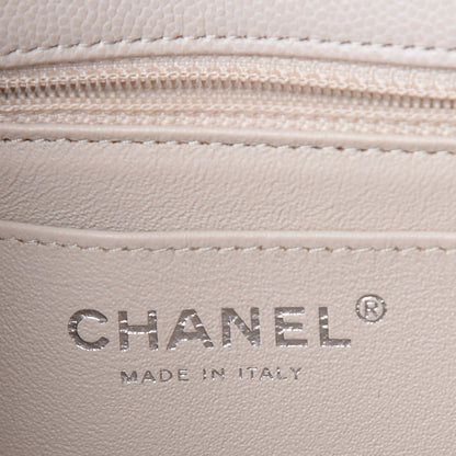 Chanel Caviar Quilted Mini Rectangular Flap White 6 of 10