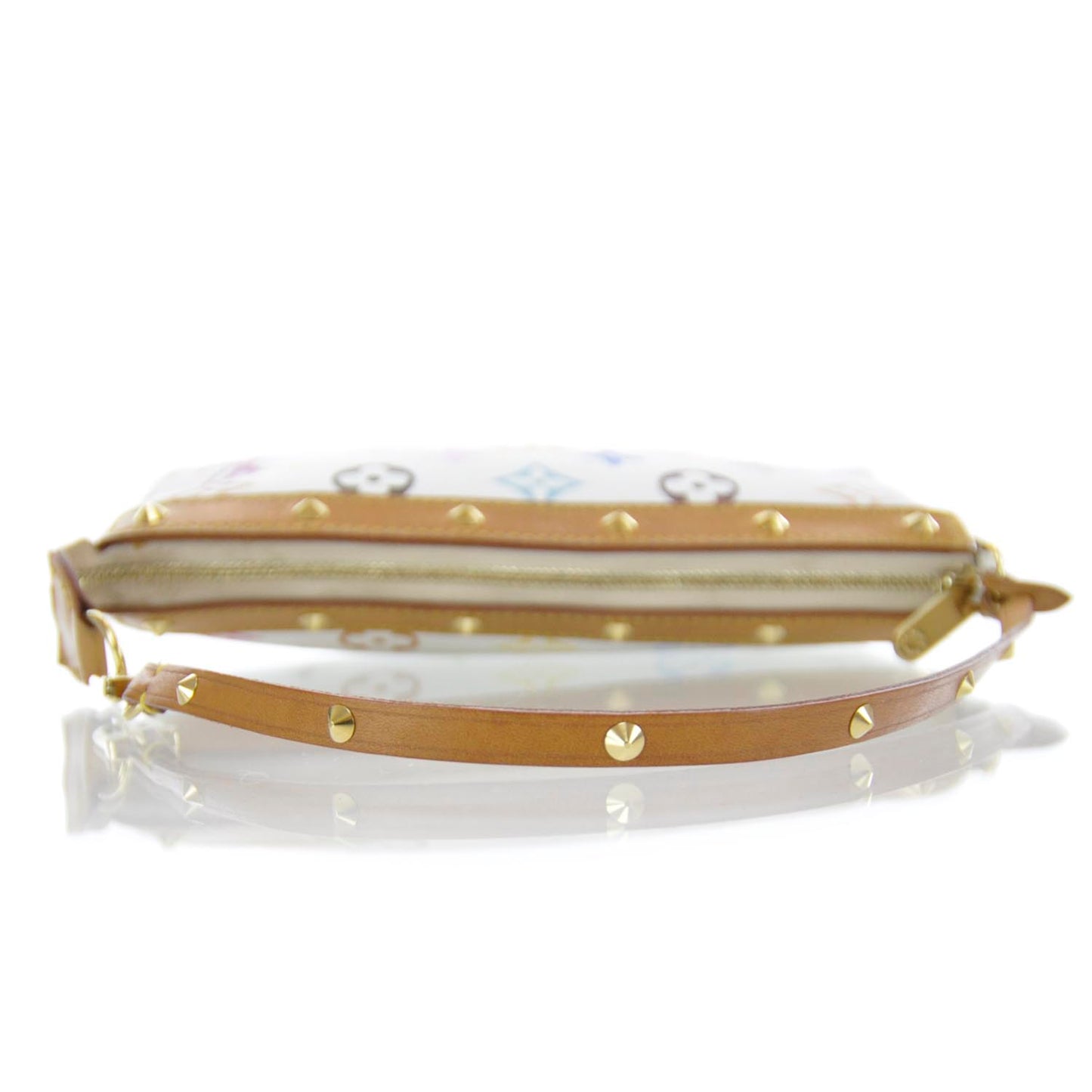 Monogram Multicolor Pochette Accessories White