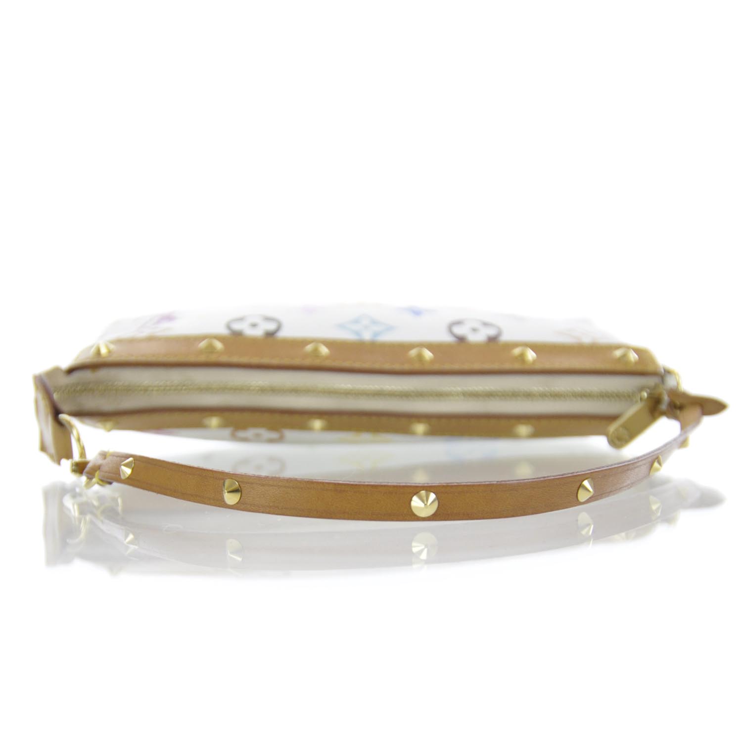 Louis Vuitton Monogram Multicolor Pochette Accessories White 3 of 10