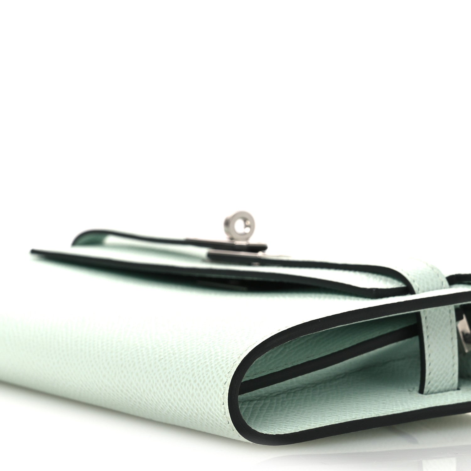 Hermes Epsom Kelly Wallet To Go Vert Peppermint 10 of 12