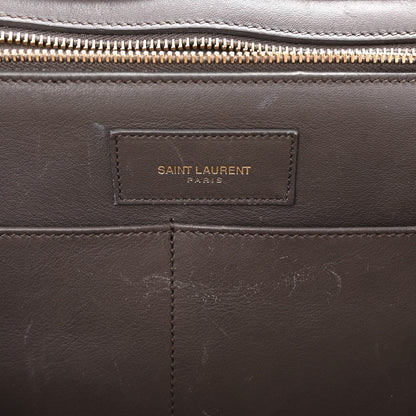 Saint Laurent Sheepskin Medium Cabas ChYc Grey 6 of 12