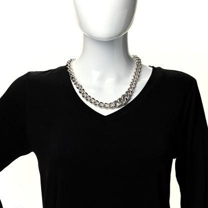 David Yurman Sterling Silver Graduated Curb Link Necklace 2 of 6