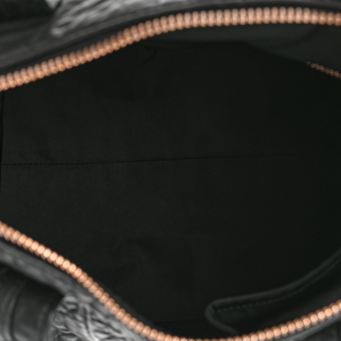 Pebbled Lambskin Rockie Black Rose Gold Hardware