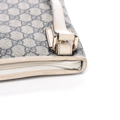 Gucci GG Plus Monogram Flat Messenger Bag Beige Off White 9 of 12