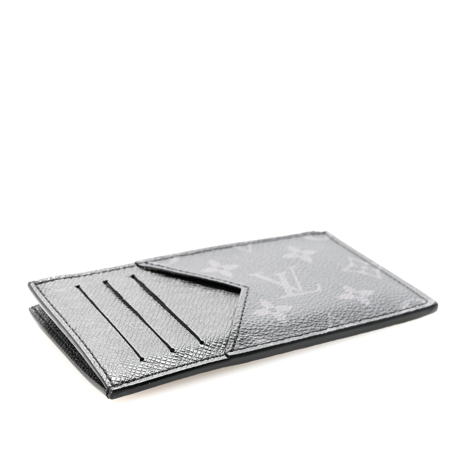 Louis Vuitton Taigarama Coin Card Holder Black 4 of 7