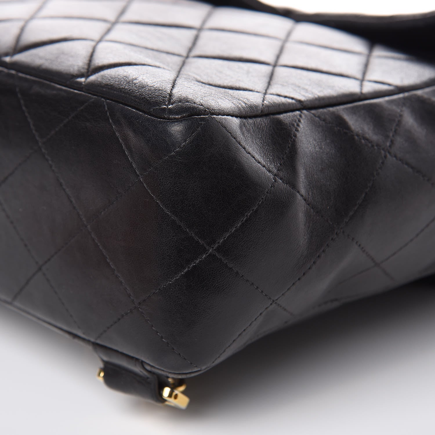 Chanel Lambskin Quilted Backpack Black 12 of 18
