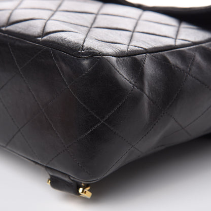Chanel Lambskin Quilted Backpack Black 12 of 18