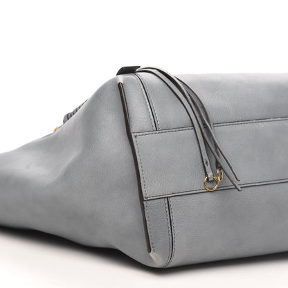 Chloe Smooth Calfskin Medium Milo Shopping Tote Cloudy Blue 8 of 11