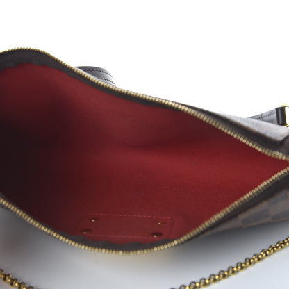 Louis Vuitton Damier Ebene Eva Clutch 5 of 10
