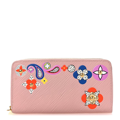 Louis Vuitton Epi Blooming Flowers Zippy Wallet Rose Ballerine 1 of 10