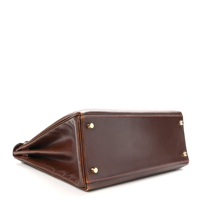 Hermes Box Kelly Retourne 35 Havane 4 of 13
