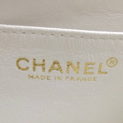 Chanel Vintage Tweed Flap Bag White 9 of 13