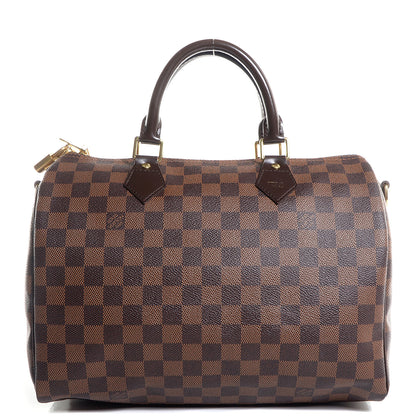 Louis Vuitton Damier Ebene Speedy Bandouliere 30 1 of 10