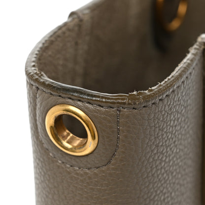 Celine Soft Grained Calfskin Small Sangle Bucket Bag Taupe 17 of 19