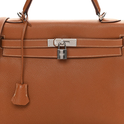 Hermes Togo Kelly Retourne 32 Gold 7 of 17