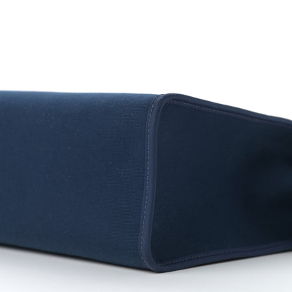 Hermes Toile Vache Hunter Herbag Zip Retourne 31 PM Black Bleu Indigo 11 of 12