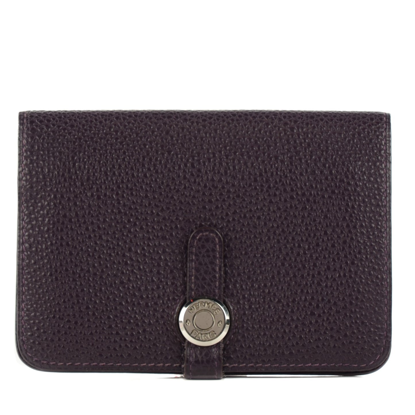 Togo Dogon Compact Wallet Raisin