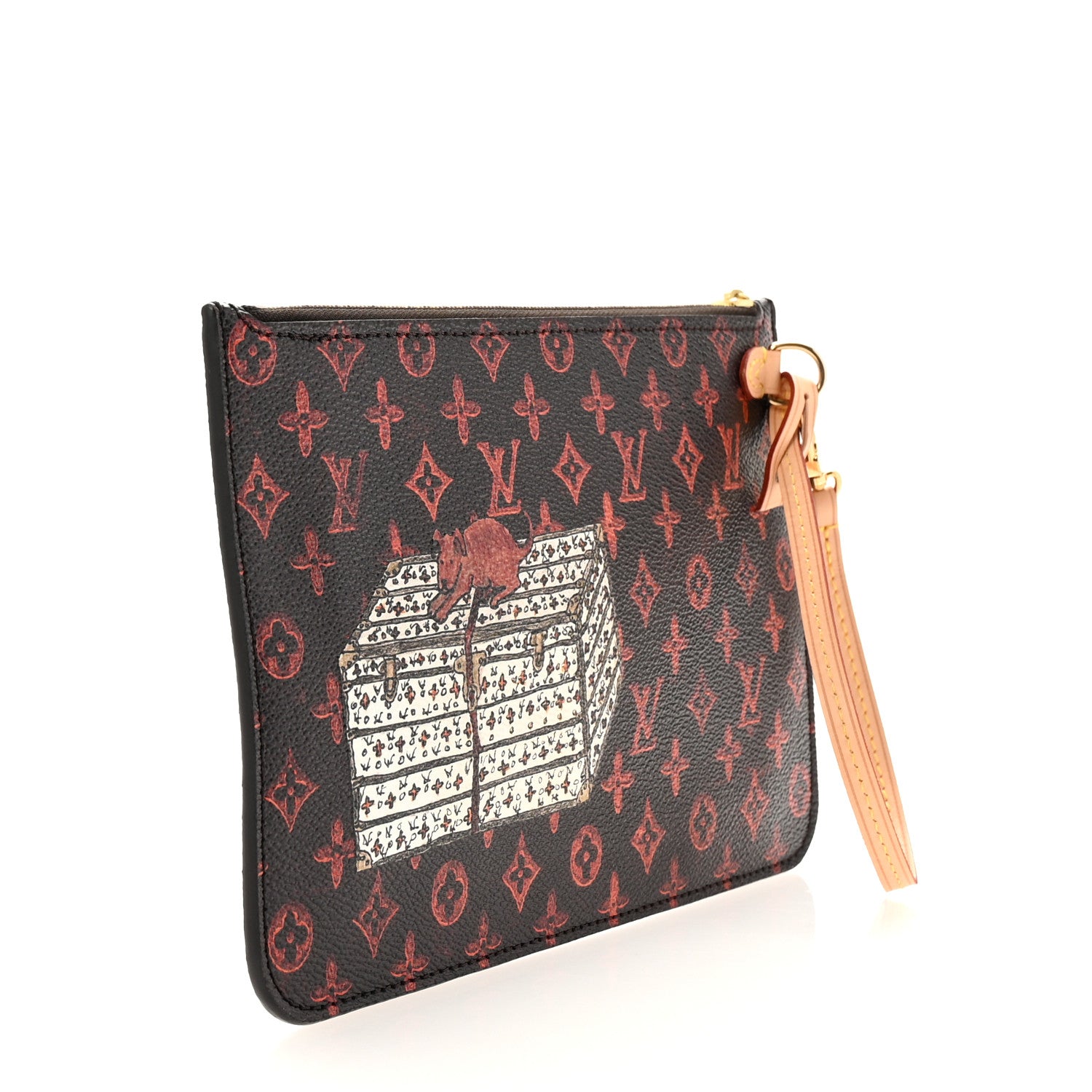 Louis Vuitton Catogram Neverfull MM GM Pochette Marron 3 of 6