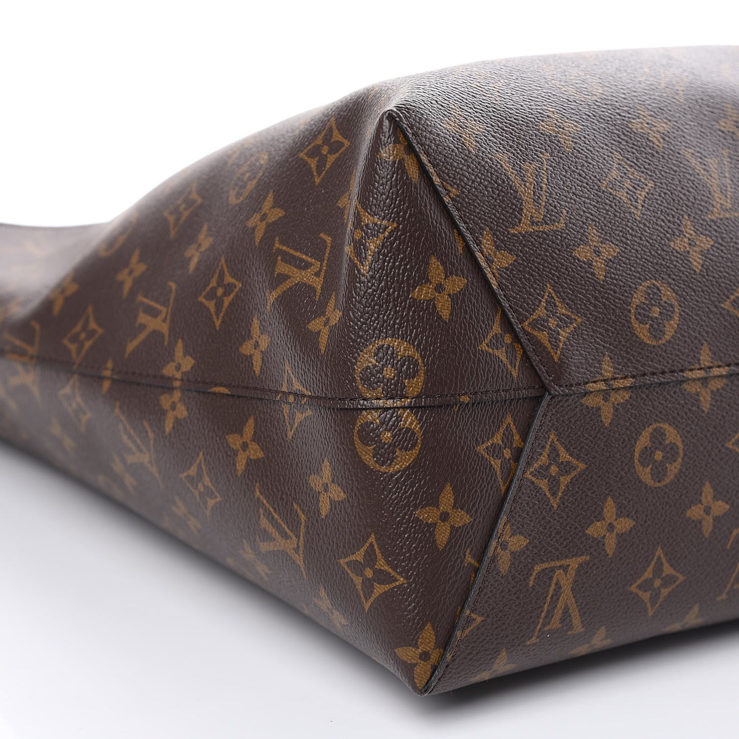 Monogram Flower Hobo Caramel