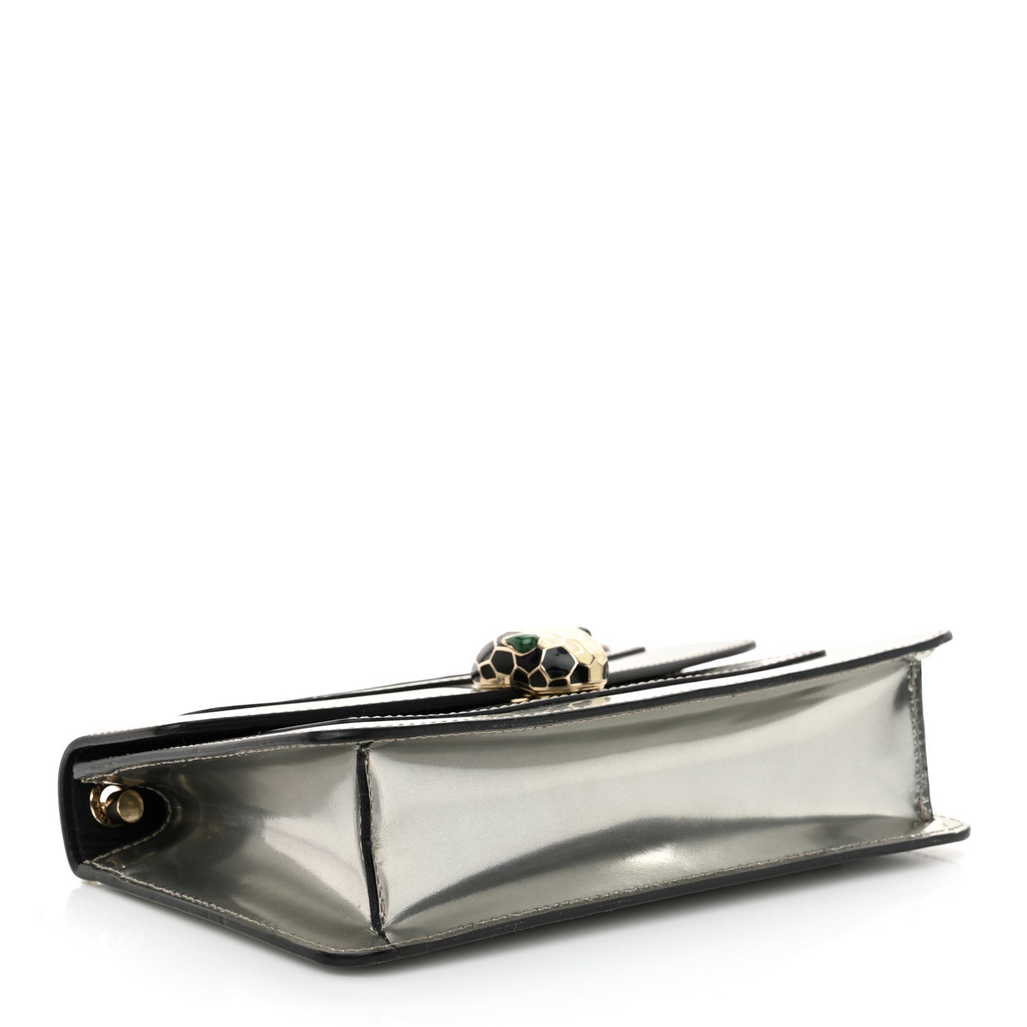 Bulgari Metallic Serpenti Forever Small Shoulder Bag Silver 5 of 11