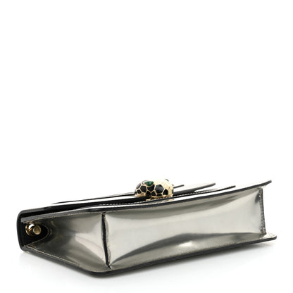 Bulgari Metallic Serpenti Forever Small Shoulder Bag Silver 5 of 11