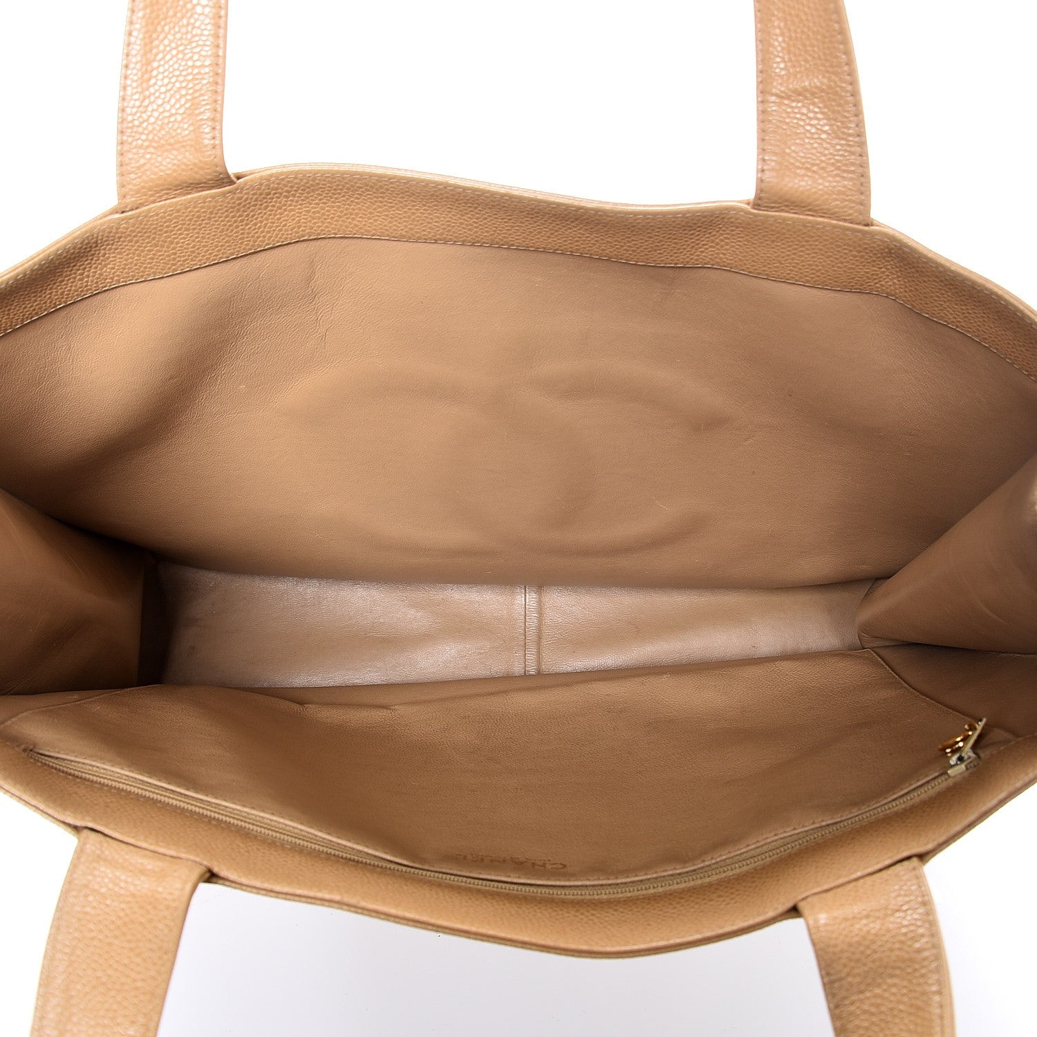 Chanel Caviar CC Tote Beige 5 of 7