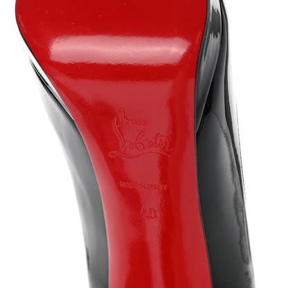 Christian Louboutin Patent Pigalle Plato 120 Pumps 40 Black 6 of 7