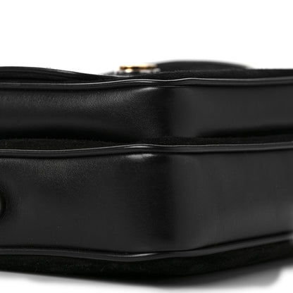 Gucci Calfskin Suede Morpheus Messenger Bag Black 10 of 11