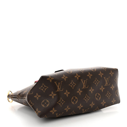 Louis Vuitton Monogram Flower Zipped Tote PM Lie de Vin 4 of 9