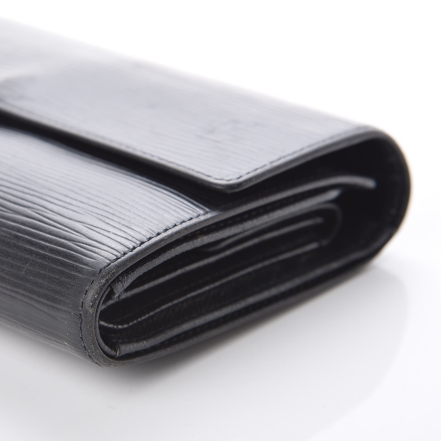 Louis Vuitton Epi Porte Tresor Etui Papiers Wallet Black 14 of 16