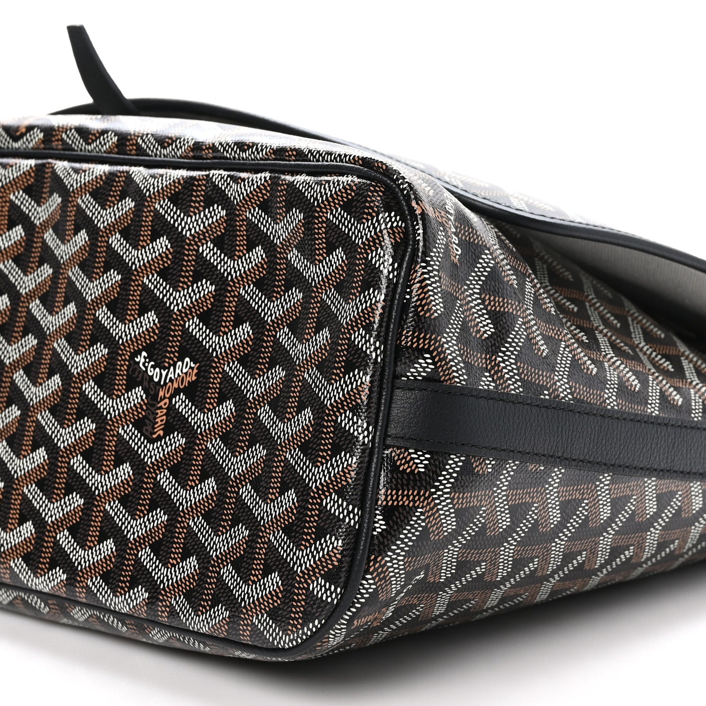 Goyardine Capetien Messenger Bag Black