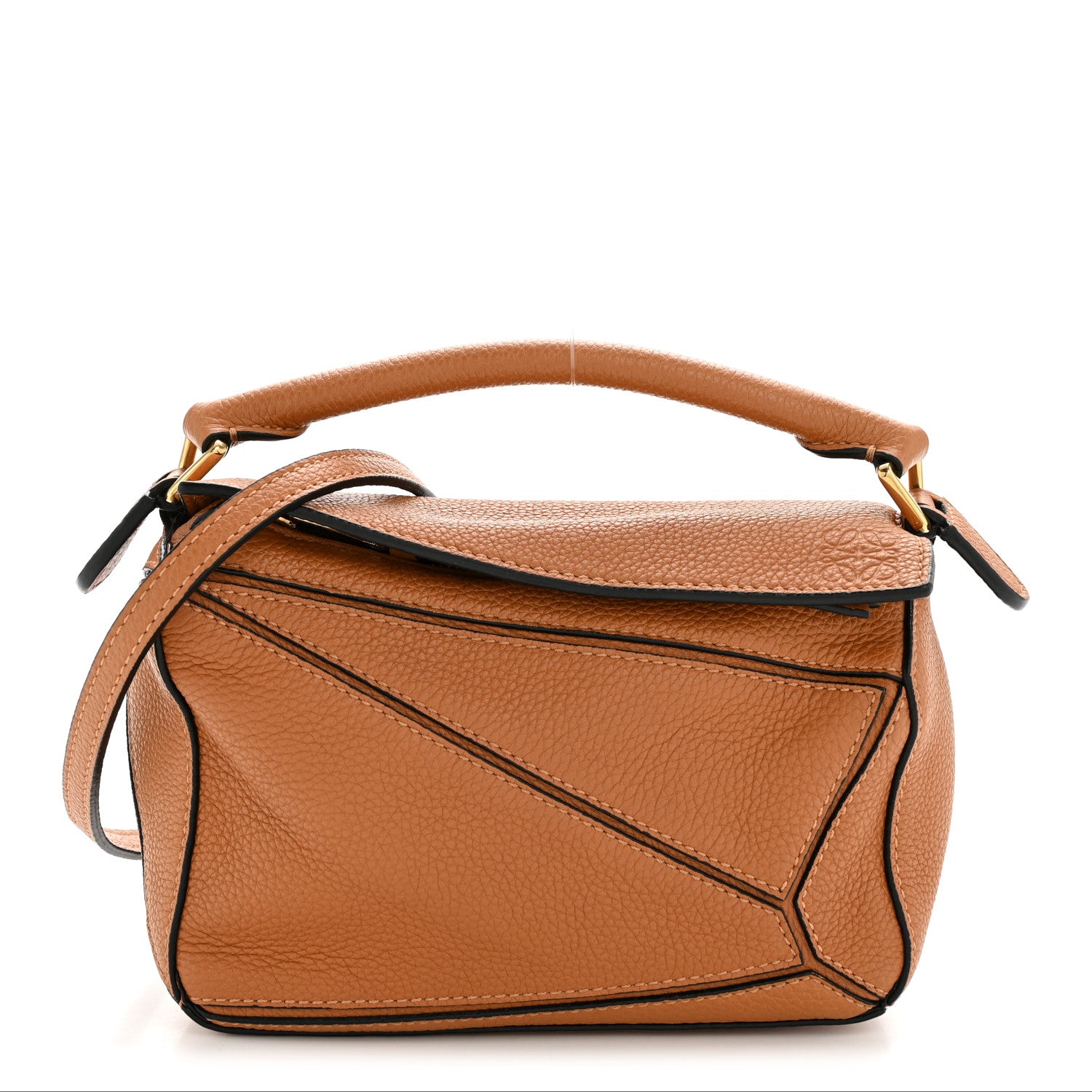 Loewe Calfskin Mini Puzzle Bag Tan 1 of 13