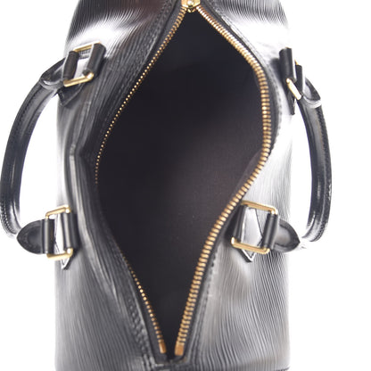 Louis Vuitton Epi Speedy 25 Black 5 of 14