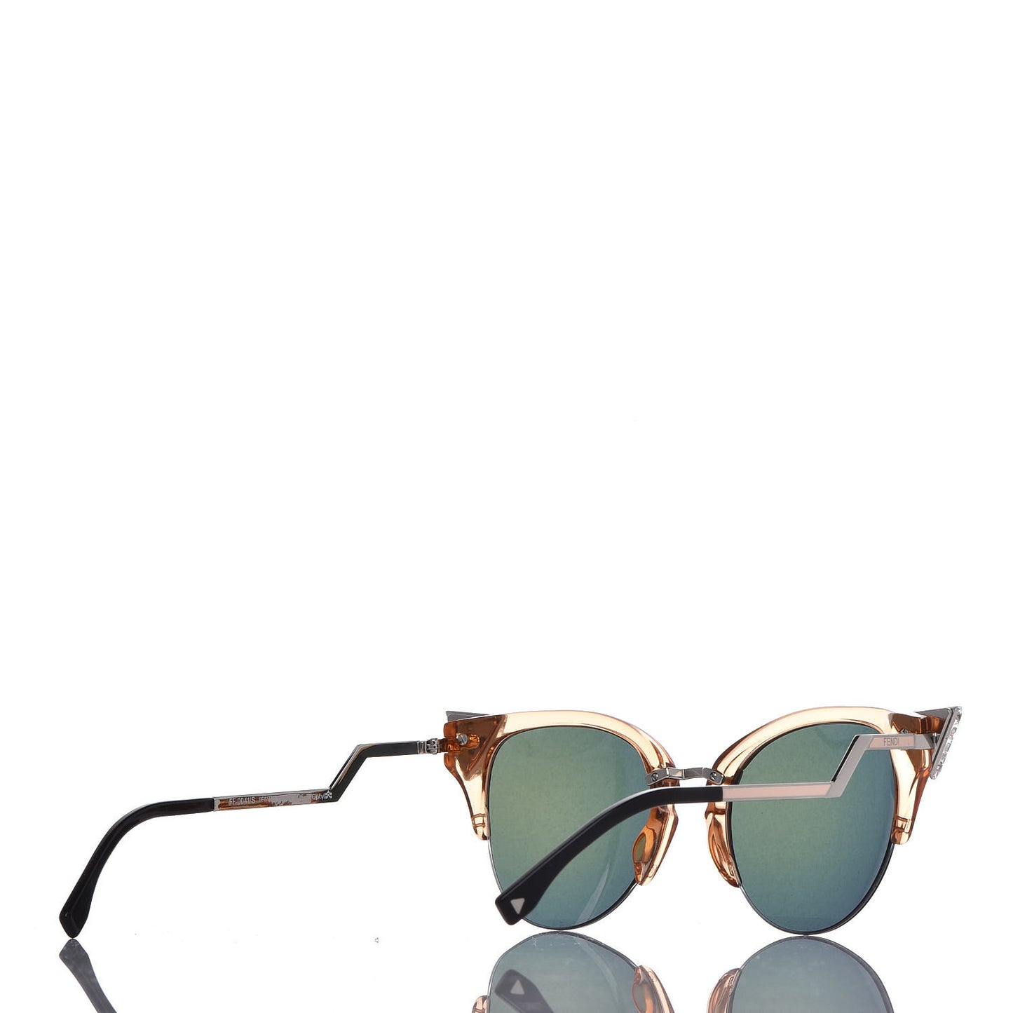 Iridia Cat Eye Sunglasses FF 0041/S Translucent Peach