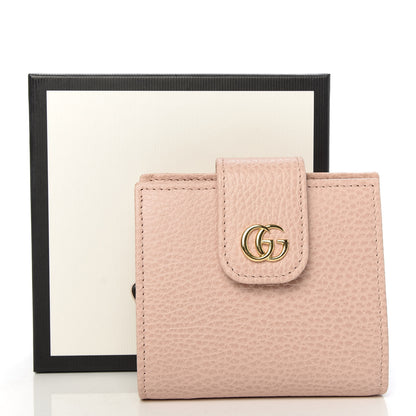 Gucci Dollar Calfskin GG Marmont French Wallet Perfect Pink 6 of 6