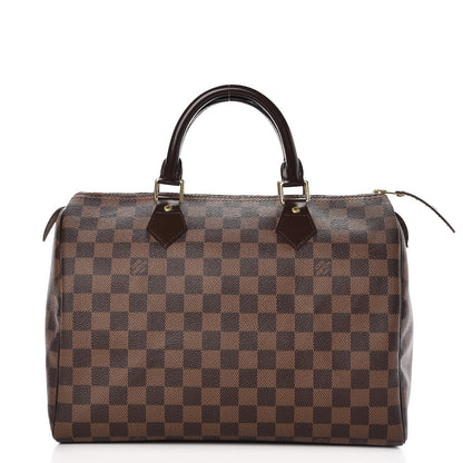 Louis Vuitton Damier Ebene Speedy 30 1 of 8
